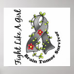 Fight Like A Girl Brain Tumor 29S Poster