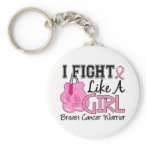 Fight Like A Girl Breast Cancer 15.2 Keychains