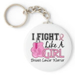 Fight Like A Girl Breast Cancer 15.2 keychains