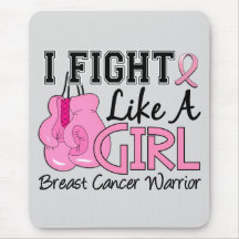 Fight Like A Girl Breast Cancer 15.2 Mouse Pads