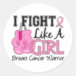 Fight Like A Girl Breast Cancer 15.2 Stickers