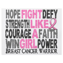 Fight Like A Girl Breast Cancer 23.4 Flyers