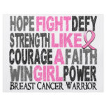 Fight Like A Girl Breast Cancer 23.4 flyers