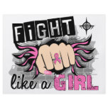 Fight Like A Girl Breast Cancer 27.8 Personalized Flyer