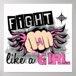 Fight Like A Girl Breast Cancer 27.8 Poster