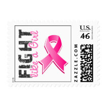 Fight Like A Girl Breast Cancer 28.8 Stamps