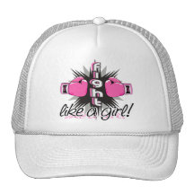 Fight Like A Girl Breast Cancer 32.8 Mesh Hats
