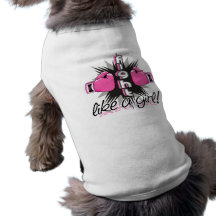 Fight Like A Girl Breast Cancer 32.8 Pet Tshirt