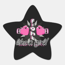 Fight Like A Girl Breast Cancer 32.8 Sticker