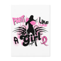 Fight Like A Girl Breast Cancer 35.8 Postcards