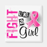Fight Like A Girl Breast Cancer 36.8 Magnets