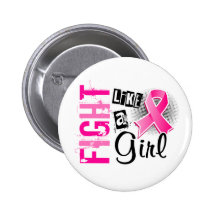 Fight Like A Girl Breast Cancer 36.8 Pin