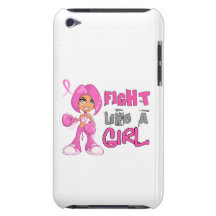 Fight Like a Girl Breast Cancer 42.8.png iPod Case-Mate Case