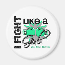 Fight Like A Girl Celiac Disease 13.1 Fridge Magnet