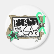 Fight Like A Girl Celiac Disease 24.8 Refrigerator Magnets