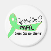 Fight Like A Girl Celiac Disease 25.4 Magnets