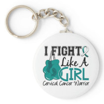 Fight Like A Girl Cervical Cancer 15.2 Keychains