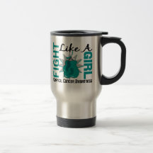 Fight Like A Girl Cervical Cancer 8.3 Mug