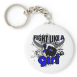 Fight Like A Girl CFS 33.8 Chronic Fatigue Syndrom Key Chain