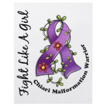 Fight Like A Girl Chiari Malformation 29.4 Personalized Flyer