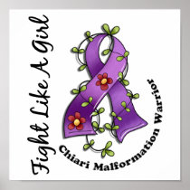 Fight Like A Girl Chiari Malformation 29.4 Posters
