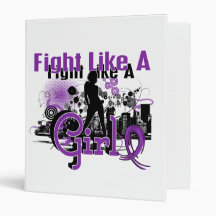 Fight Like A Girl Chiari Malformation 30.8 Vinyl Binders