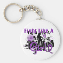 Fight Like A Girl Chiari Malformation 30.8 Keychain