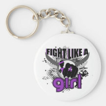 Fight Like A Girl Chiari Malformation 33.8 Key Chain