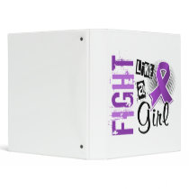 Fight Like A Girl Chiari Malformation 36.8 Vinyl Binders