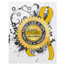 Fight Like a Girl Childhood Cancer 39 Custom Flyer