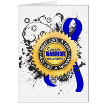 Fight Like a Girl Colon Cancer 39 Card