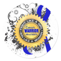 Fight Like a Girl Colon Cancer 39 Stickers