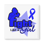 Fight Like a Girl - Colon Cancer magnets