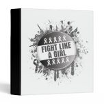 Fight Like a Girl Cool Button - Carcinoid Cancer binders