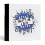 Fight Like a Girl Cool Button - Colon Cancer binders