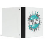 Fight Like a Girl Cool Button - PCOS 3 Ring Binders