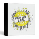 Fight Like a Girl Cool Button - Sarcoma binders