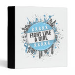 Fight Like a Girl Cool Button - Thyroid Disease binders