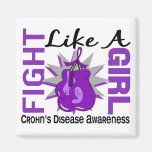 Fight Like A Girl Crohn's Disease 8.3 Refrigerator Magnet