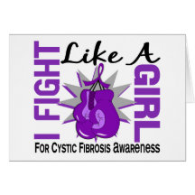 Fight Like A Girl Cystic Fibrosis 8.5 Cards