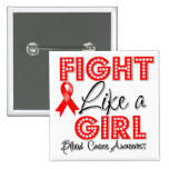 Fight Like a Girl Dazzling - Blood Cancer buttons