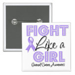 Fight Like a Girl Dazzling - General Cancer buttons