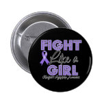 Fight Like a Girl Dazzling - Hodgkins Lymphoma buttons