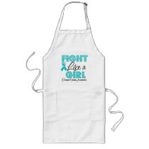 Fight Like a Girl Dazzling - Ovarian Cancer Aprons