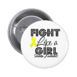Fight Like a Girl Dazzling - Sarcoma buttons