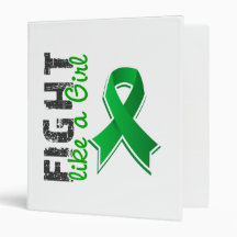 Fight Like A Girl Depression 28.8 3 Ring Binders