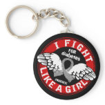 Fight Like A Girl Diabetes 16.5 Key Chains