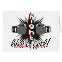 Fight Like A Girl Diabetes 32.8 Card
