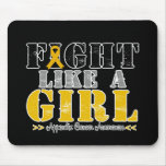 Fight Like a Girl Distressed - Appendix Cancer mousepads