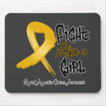 Fight Like a Girl - Distressed - Appendix Cancer Mouse Pads